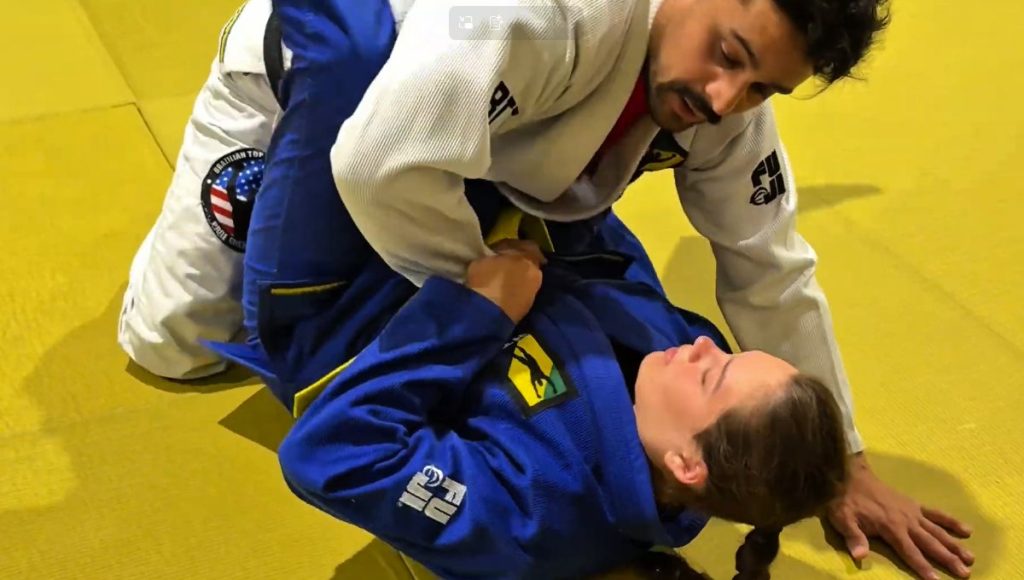The pendulum sweep from closed guard — BJJ technique at Banzai Jiu-Jitsu