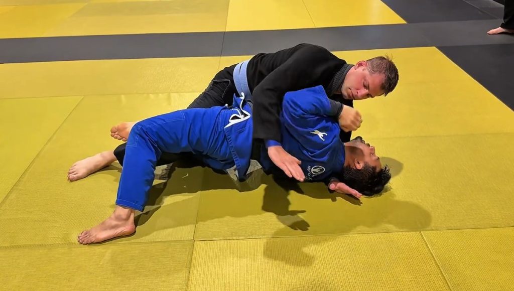 Recovering from a bad half guard to a good half guard — BJJ technique at Banzai Jiu-Jitsu