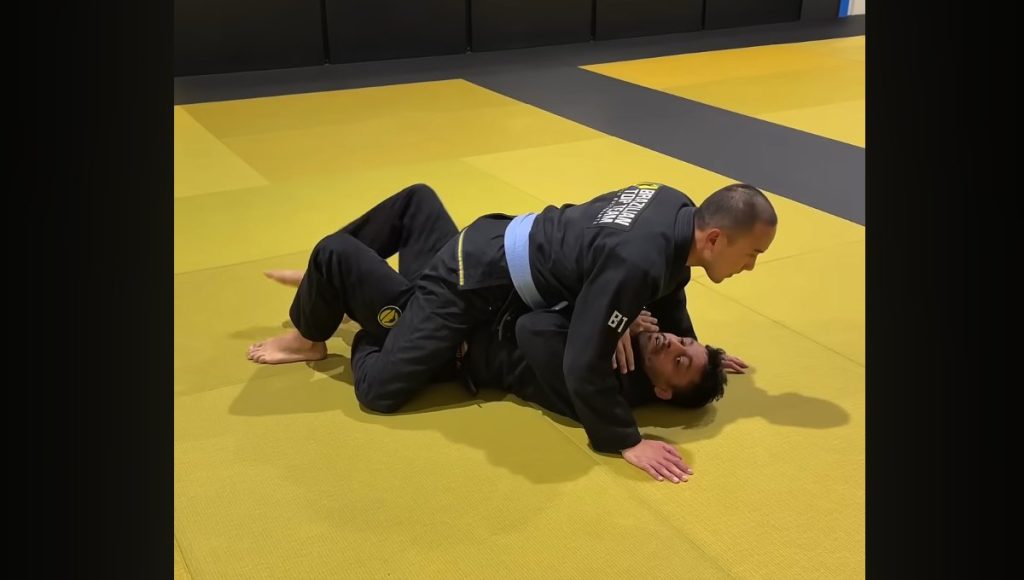 Escaping the Mount using the turtle position — BJJ technique at Banzai Jiu-Jitsu