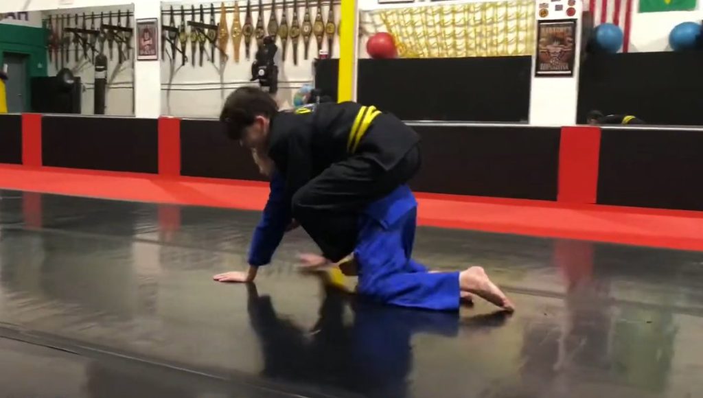 BTT Happy Valley Kids Partner warm up — BJJ technique at Brazilian Top Team Happy Valley Academy